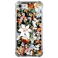 Case voor iPhone SE 2022/2020 | iPhone 8/7 Dark Flowers
