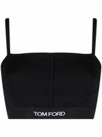 TOM FORD soutien-gorge à bande logo - Noir