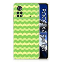 Xiaomi Poco X4 Pro 5G | TPU bumper | Waves Green