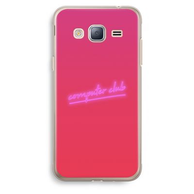 Vice Glow: Samsung Galaxy J3 (2016) Transparant Hoesje