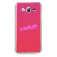 Vice Glow: Samsung Galaxy J3 (2016) Transparant Hoesje