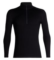 Icebreaker 260 Tech LS Half Zip Thermoshirt Heren Black S - thumbnail