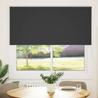 Rolgordijn verduisterend 145x150 cm stofbreedte 141,6 cm zwart