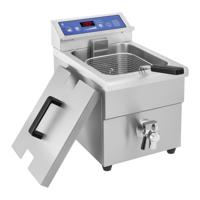 Inductie friteuse - 1x 10 liter - 60 tot 190°C
