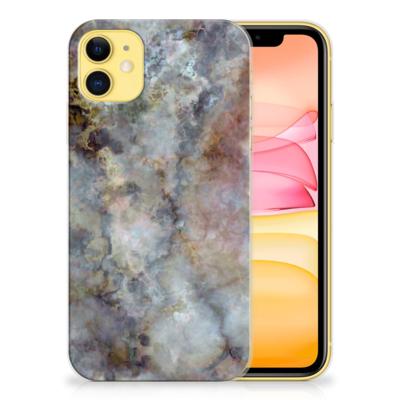 Apple iPhone 11 | TPU | Siliconen hoesje | Marmer Grijs