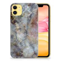 Apple iPhone 11 | TPU | Siliconen hoesje | Marmer Grijs