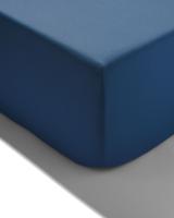 HEMA Hoeslaken Zacht Katoen 180x220 Blauw (blauw) - thumbnail