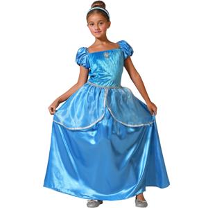 Prinsessen verkleed jurk - blauw - luxe prinsessenjurk - voor kinderen