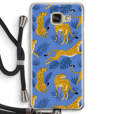 Luipaard: Samsung Galaxy A5 (2016) Transparant Hoesje met koord