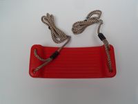 Schommelzitje in kunststof 430x165x85 mm pp-touw rood - Hermic - thumbnail