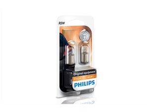 Gloeilamp R5W BA15s [12V] (2 stuks) PHILIPS, Spanning (Volt)12V