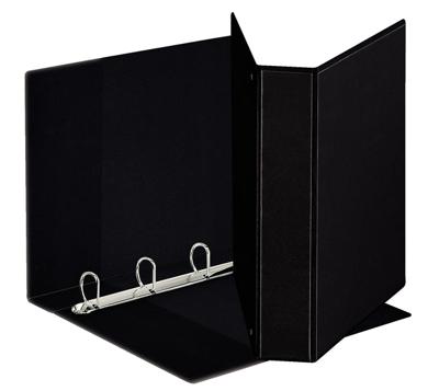 Ringband ess panorama a4 4-rings d-mech 30mm zwart | 10 stuks