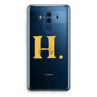Amber Script: Huawei Mate 10 Pro Transparant Hoesje
