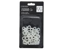 Haken plc l0.40b3.5h1.80cm wit 24st - Lumineo
