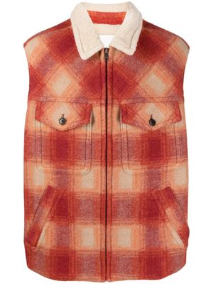 MARANT gilet Kiran à fermeture zippée - Orange
