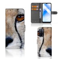 OPPO A16/A16s/A54s | Telefoonhoesje | Met pasjeshouder | Cheetah