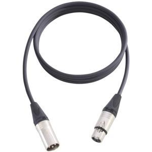 AH Cables KM15FMBLK XLR Verbindingskabel [1x XLR-bus - 1x XLR-stekker] 15.00 m Zwart