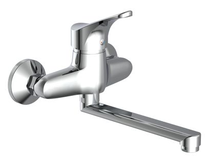 Schutte ATTICA ééngreepsmengkraan keuken | wandmontage | chroom
 22600