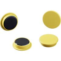 Durable Magneet 475304 (Ø) 32 mm Rond Geel 1 set(s) 475304