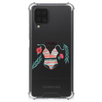 Samsung Galaxy A12 Stevig | Bumper Hoesje | Boho Summer