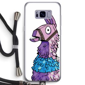 Lama: Samsung Galaxy S8 Transparant Hoesje met koord