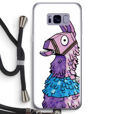 Lama: Samsung Galaxy S8 Transparant Hoesje met koord