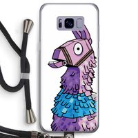 Lama: Samsung Galaxy S8 Transparant Hoesje met koord