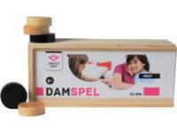 Damstenen 32mm in houten kist longfield Damstenen 32mm in houten kist longfield