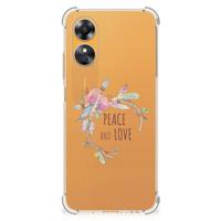 OPPO A17 Stevig | Bumper Hoesje | Boho Text