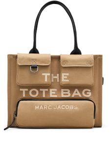 Marc Jacobs sac cabas The Large Cargo Canvas Tote - Marron