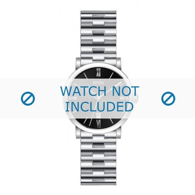 Hugo Boss horlogeband HB1512010 / HB-19-1-14-2002 Staal Zilver