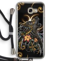 Huilende Wolf: Samsung Galaxy A5 (2017) Transparant Hoesje met koord