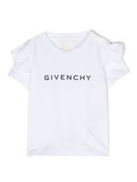 Givenchy Kids t-shirt en coton à logo imprimé - Blanc - thumbnail