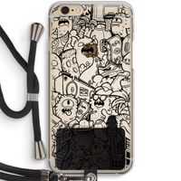 Vexx Black City : iPhone 6 / 6S Transparant Hoesje met koord