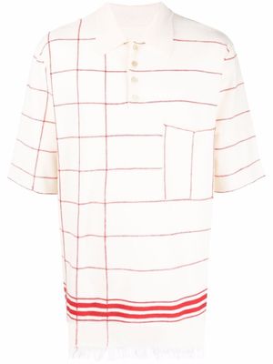 Maison Margiela polo à rayures - Tons neutres