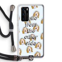 Hello: Huawei P40 Transparant Hoesje met koord