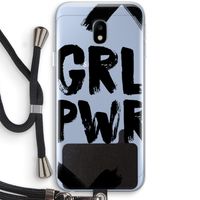 Girl Power #2: Samsung Galaxy J3 (2017) Transparant Hoesje met koord