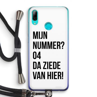 Da ziede van hier: Huawei P Smart (2019) Transparant Hoesje met koord