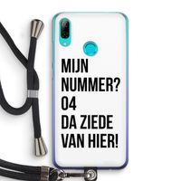 Da ziede van hier: Huawei P Smart (2019) Transparant Hoesje met koord