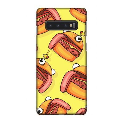 Hamburger: Samsung Galaxy S10 4G Volledig Geprint Hoesje