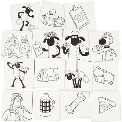 Shaun The Sheep Memorie spel, 400 gr, 15 set/ 1 doos