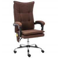Kantoormassagestoel stof bruin Kantoormassagestoel stof bruin