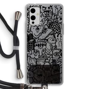 Vexx Black Mixtape: OnePlus 9 Transparant Hoesje met koord