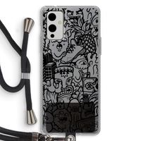 Vexx Black Mixtape: OnePlus 9 Transparant Hoesje met koord
