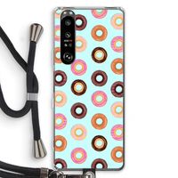 Donuts: Sony Xperia 1 III Transparant Hoesje met koord