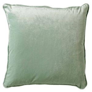 Dutch Decor - FINN - Kussenhoes 60x60 cm - velvet - effen kleur - Jadeite - lichtgroen