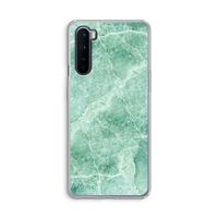 Groen marmer: OnePlus Nord Transparant Hoesje