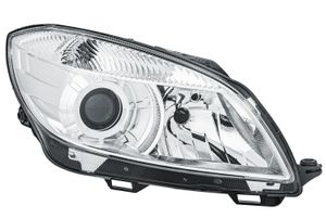 Koplamp HELLA, Inbouwplaats: rechts, Spanning (Volt)12V, u.a. fÃ¼r Skoda