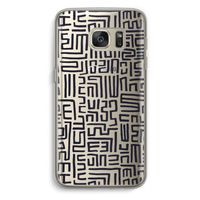 Moroccan Print: Samsung Galaxy S7 Transparant Hoesje