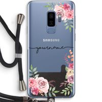 Rozen: Samsung Galaxy S9 Plus Transparant Hoesje met koord Rozen: Samsung Galaxy S9 Plus Transparant Hoesje met koord
